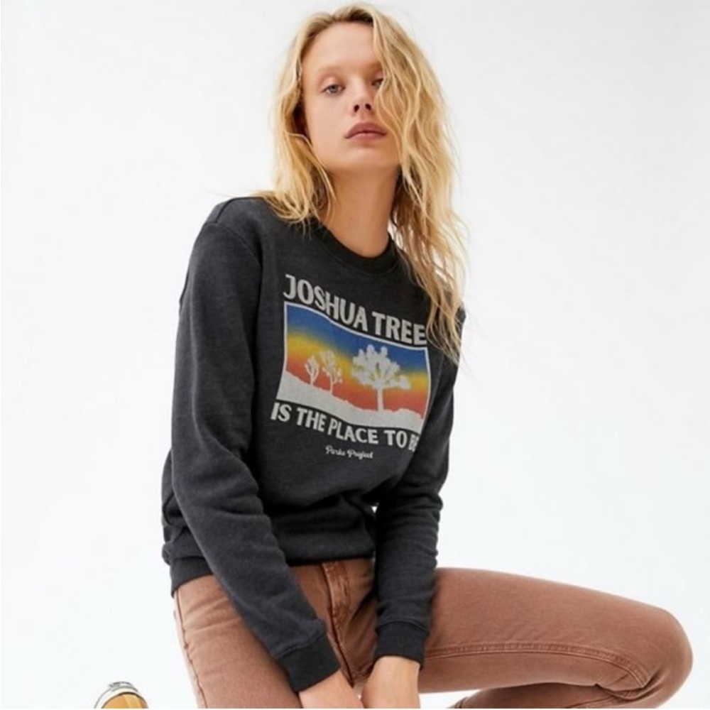 Parks Project M Joshua Tree Gray Sweatshirt